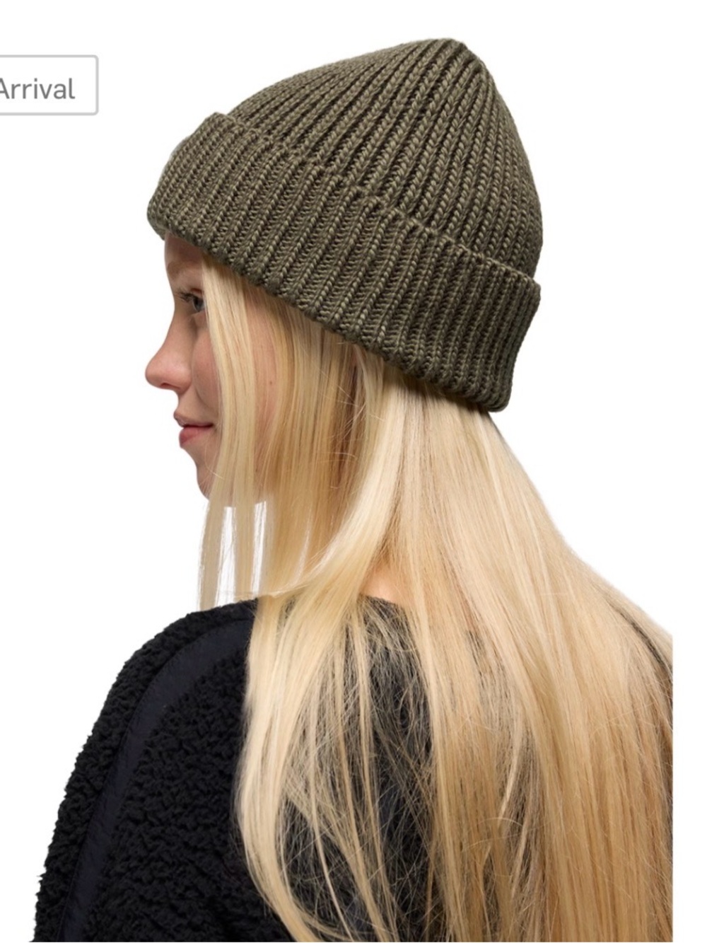 Prana Ribbed Cuff Beanie - Gray